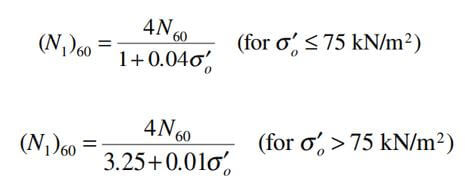 Ecuaciones Factor de Corrección N1_60
