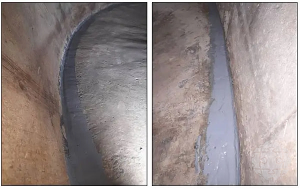 Reparación en juntas de losa de fondo del silo