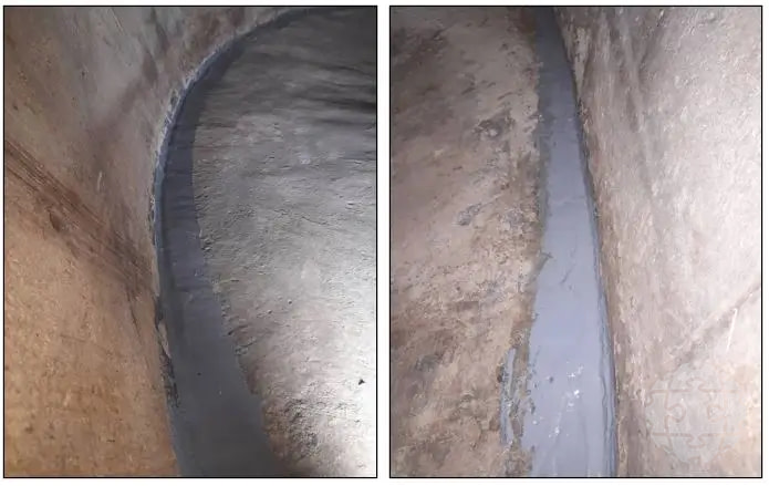 Reparación en juntas de losa de fondo del silo