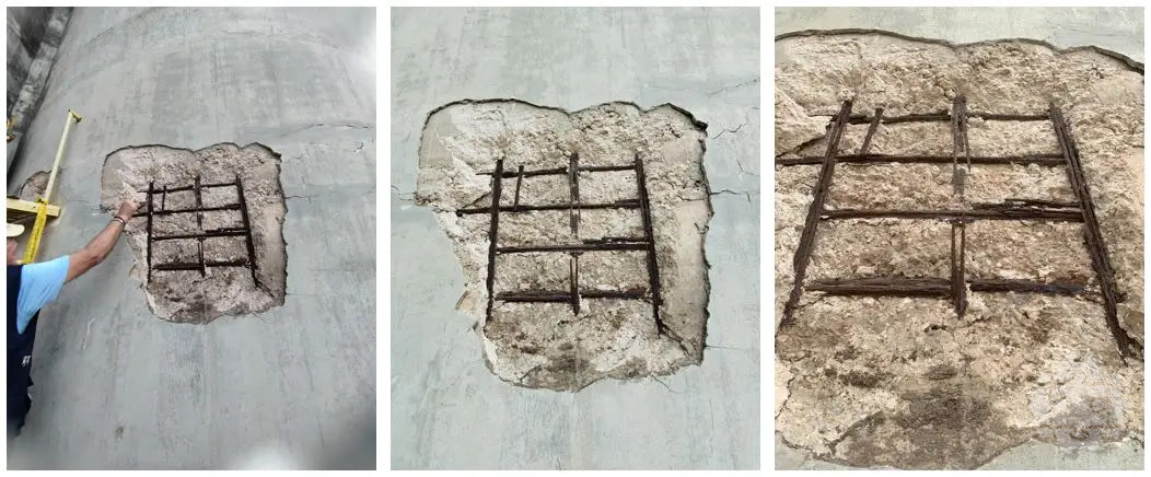Identificación de acero expuesto por corrosión